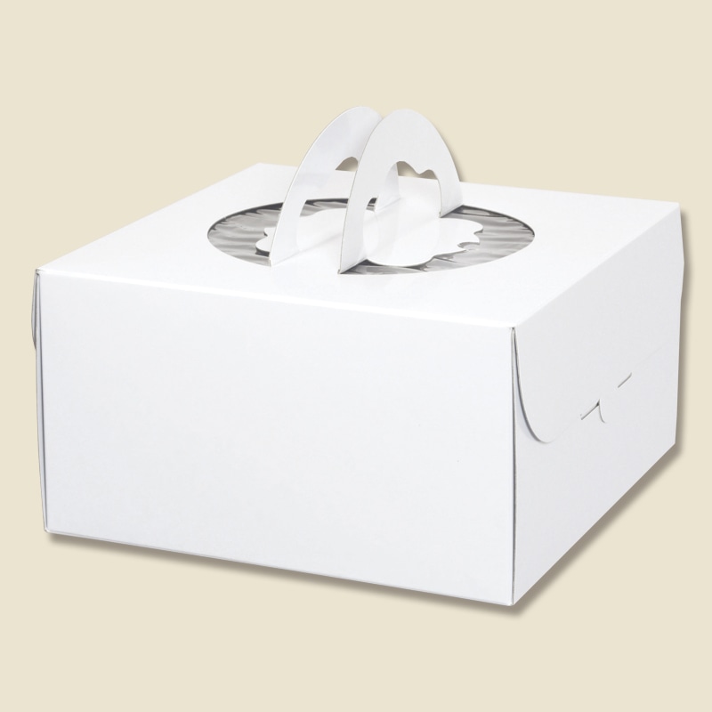 HEIKO 箱 手提げデコホワイト7寸 10枚/袋