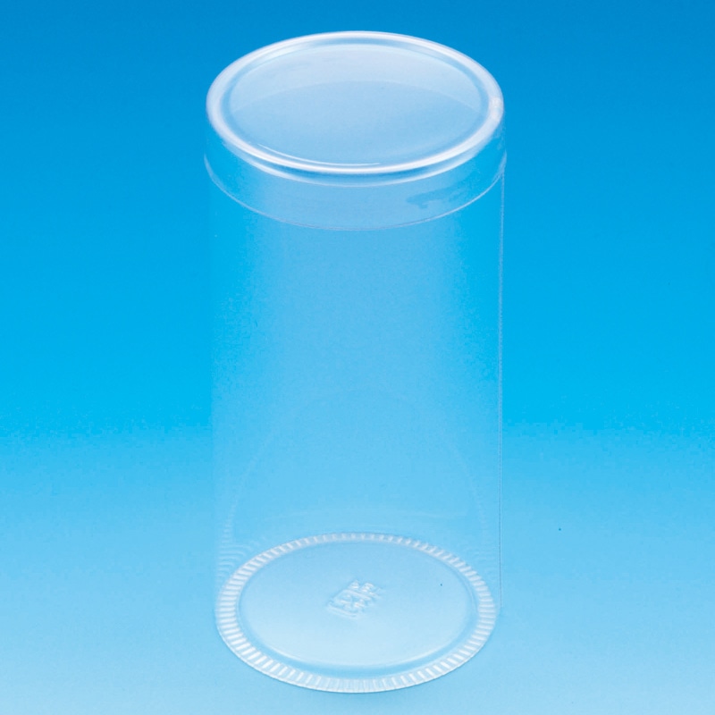 HEIKO 箱 クリスタルボックス スタンダードタイプ PET円筒ケース 60×120 10P/箱