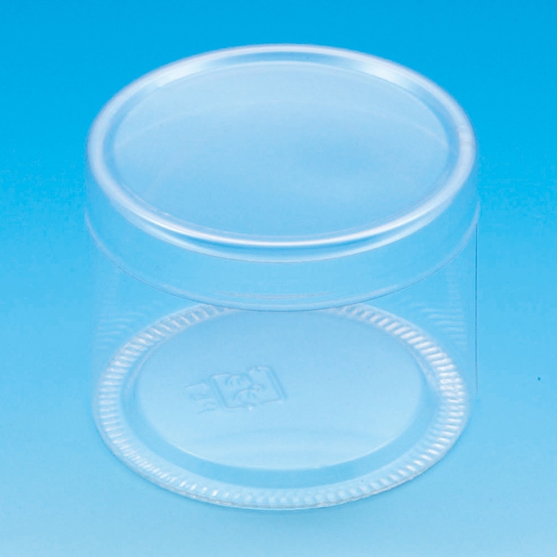 HEIKO 箱 クリスタルボックス スタンダードタイプ PET円筒ケース 65×50 20P/箱