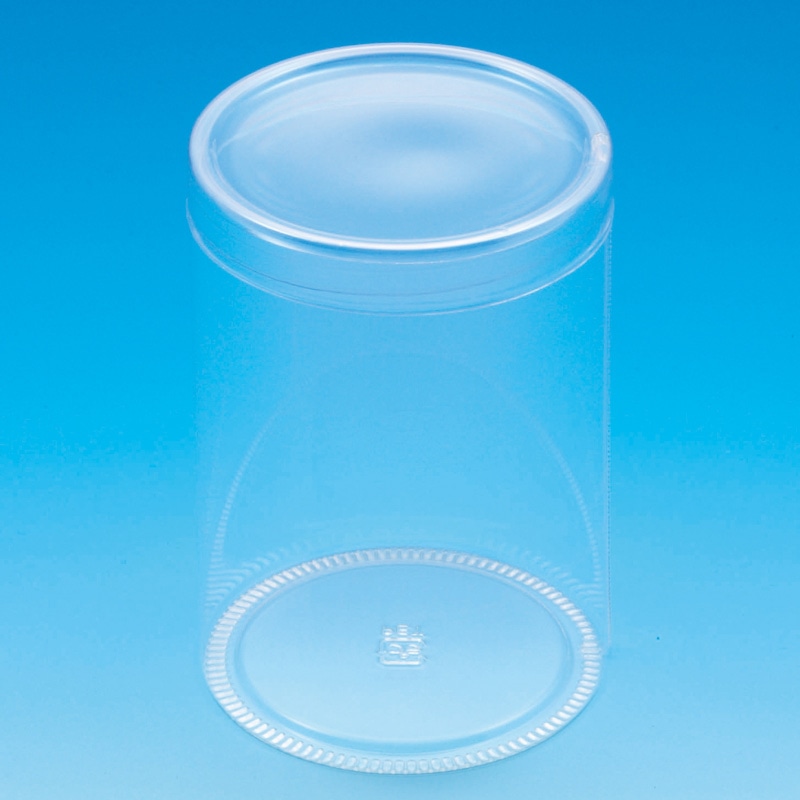 HEIKO 箱 クリスタルボックス スタンダードタイプ PET円筒ケース 70×100 10P/箱