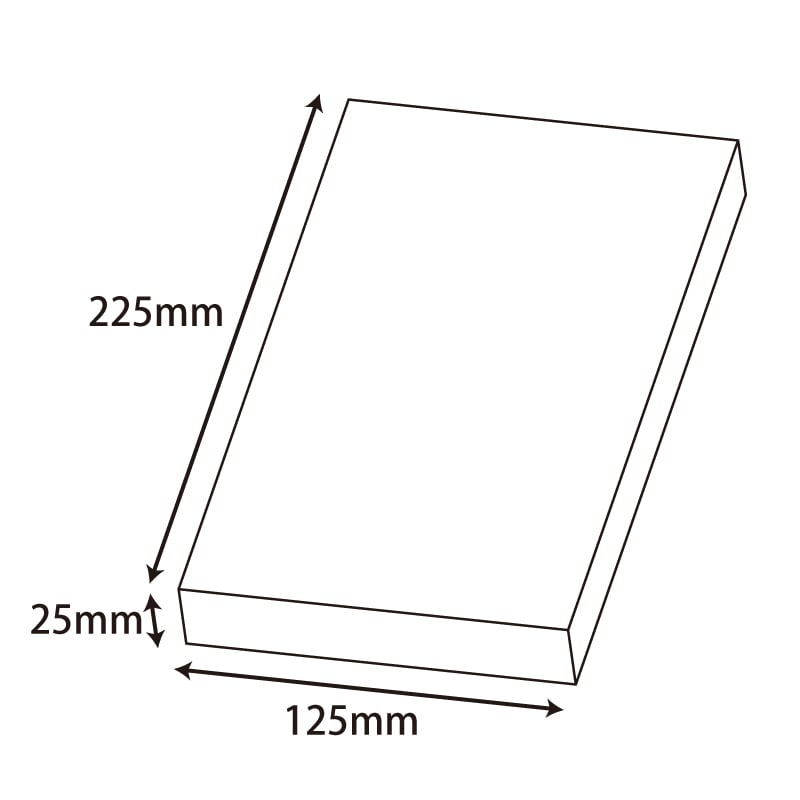 HEIKO 箱 PETクリアケース 125×225×25 1個(ご注文単位5個)