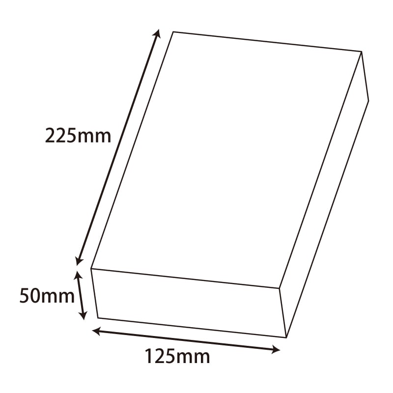 HEIKO 箱 PETクリアケース 125×225×50 1個(ご注文単位5個)