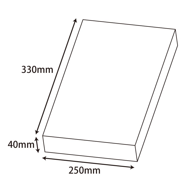 HEIKO 箱 PETクリアケース 250×330×40 1個(ご注文単位5個)