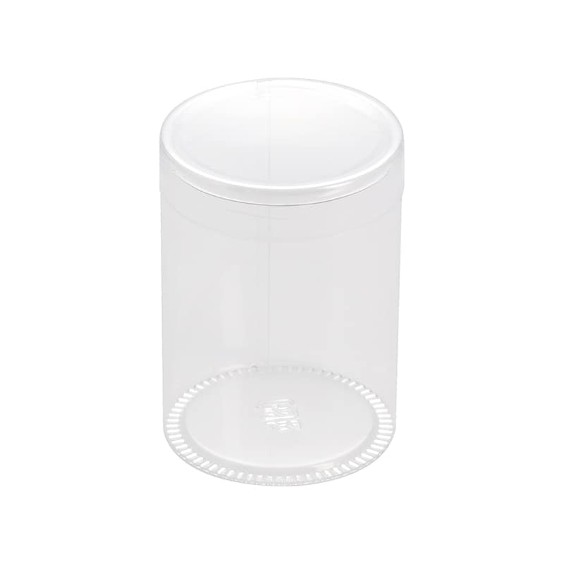 HEIKO 箱 クリスタルボックス スタンダードタイプ PET円筒ケース 50mm×70mm 10個/箱