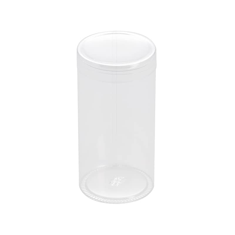 HEIKO 箱 クリスタルボックス スタンダードタイプ PET円筒ケース 50mm×100mm 10個/箱