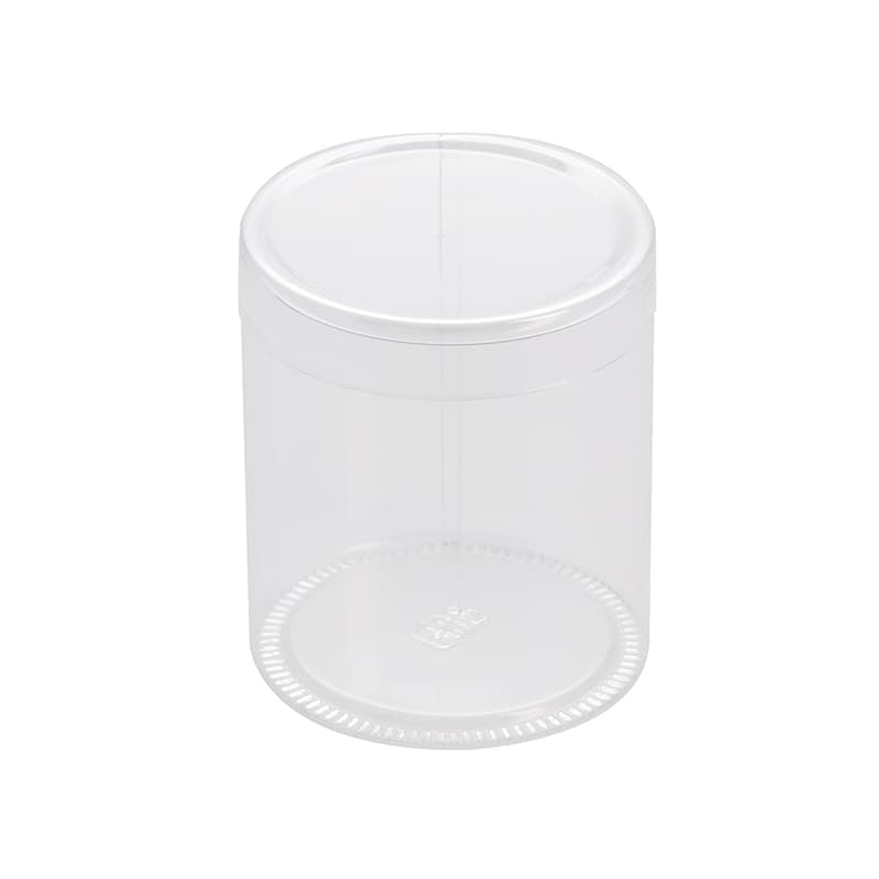 HEIKO 箱 クリスタルボックス スタンダードタイプ PET円筒ケース 60mm×70mm 10個/箱