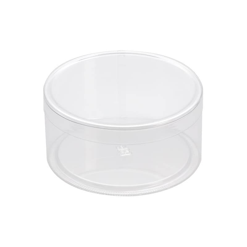 HEIKO 箱 クリスタルボックス スタンダードタイプ PET円筒ケース 100mm×50mm 10個/箱