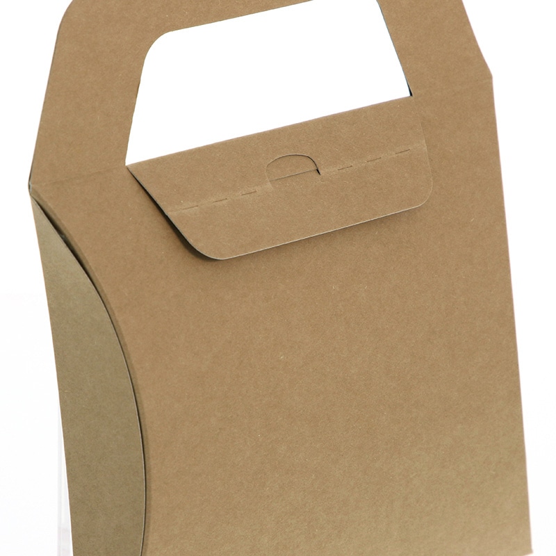 HEIKO 箱 ギフトボックス クラフトギフトBOX 窓付ピローM 10枚/袋