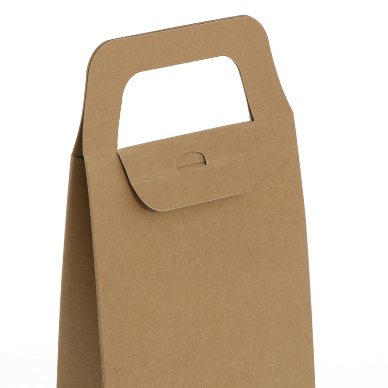 HEIKO 箱 ギフトボックス クラフトギフトBOX 窓付バッグS 10枚/袋