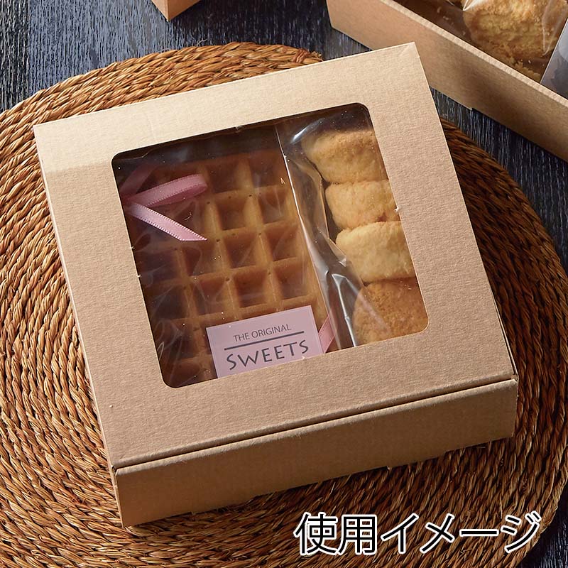 HEIKO 箱 ギフトボックス フレームBOX FL-2 クラフト 10枚/袋