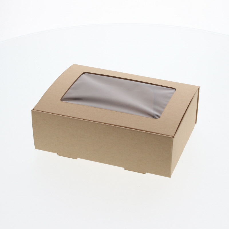 HEIKO 箱 ギフトボックス フレームBOX FL-3 クラフト 10枚/袋