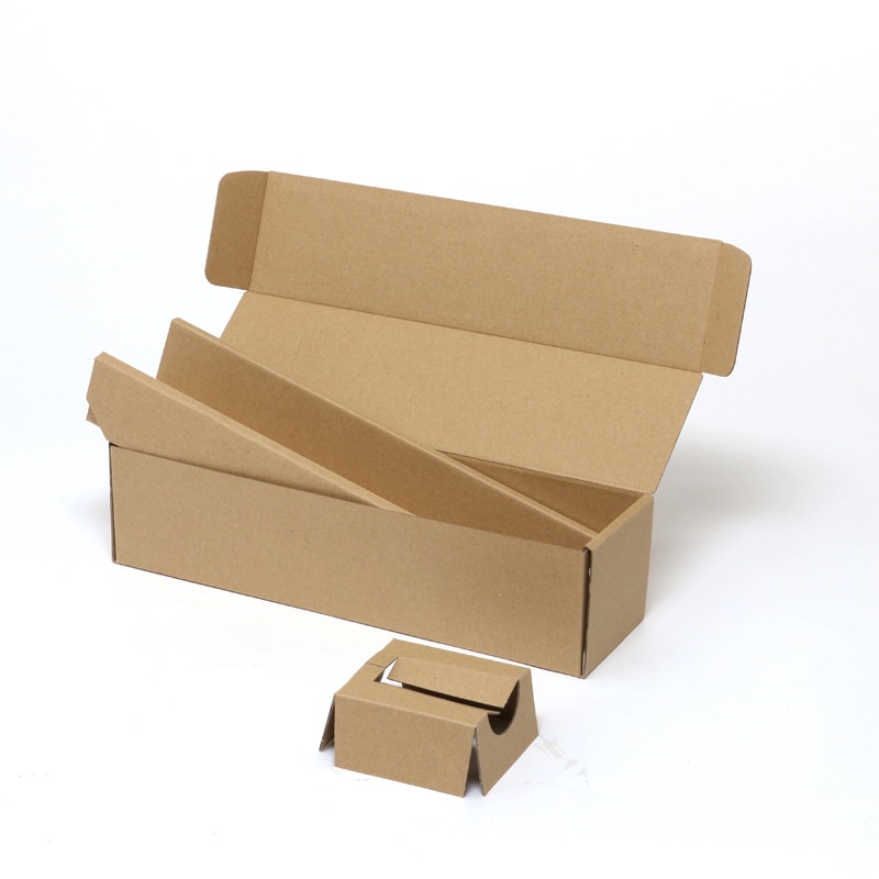 HEIKO 箱 ナチュラルボックス Z-24 ワイン1本用(台紙付) 10枚/袋