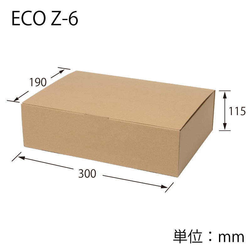 HEIKO 箱 ナチュラルボックス ECO・Z-6 10枚/袋 006204060 包装用品