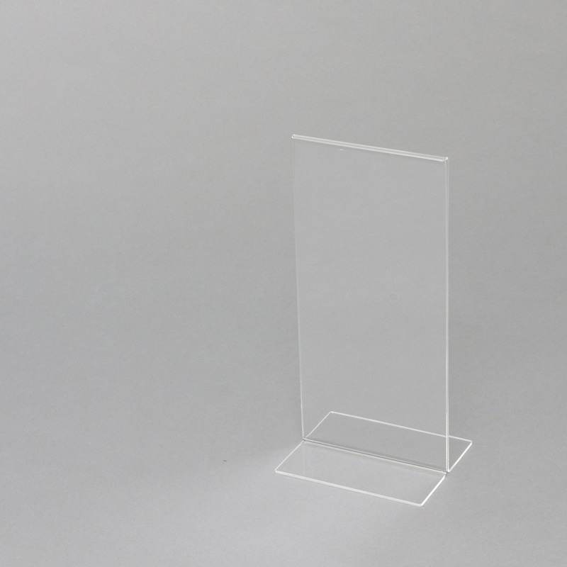 >HEIKO サインホルダー A4三つ折 縦 T字両面 1個