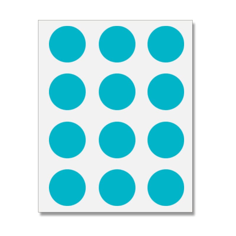 HEIKO タックラベル Φ28mm No.445 水色 1束(180片)