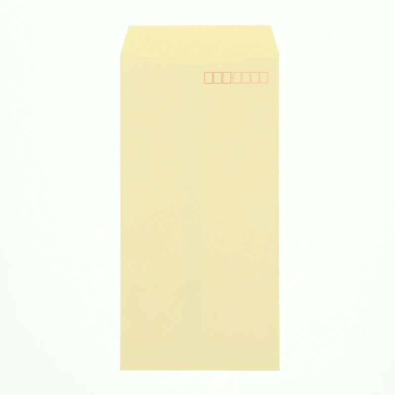 HEIKO カラー封筒 長3 パステルクリーム 100枚/袋