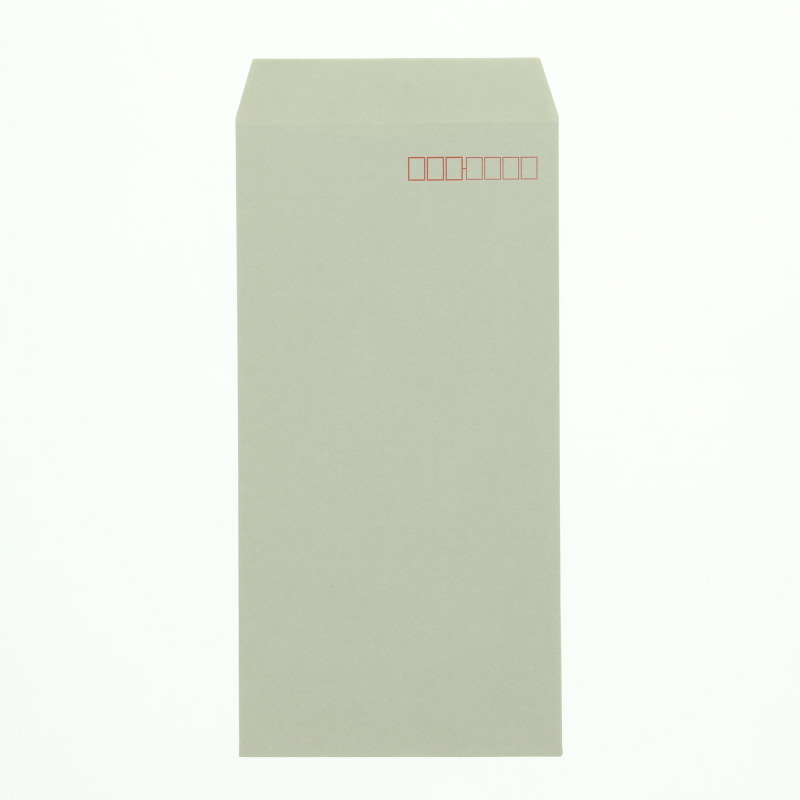 HEIKO カラー封筒 長3 グレー 100枚/袋