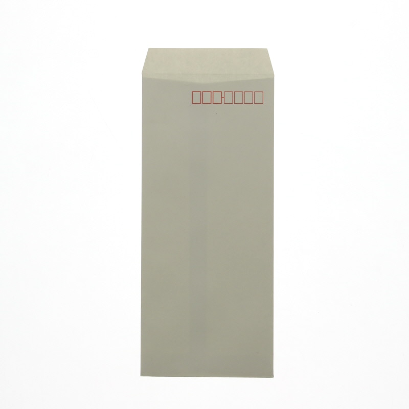 HEIKO カラー封筒 長4 グレー 100枚/袋