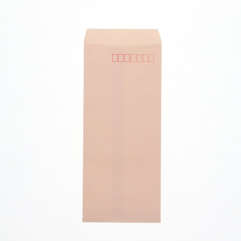 HEIKO カラー封筒 長4 パステルピンク 100枚/袋