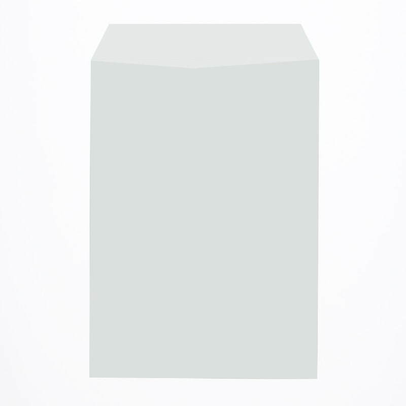 HEIKO カラー封筒 角2 枠無 スカイ 100枚/袋