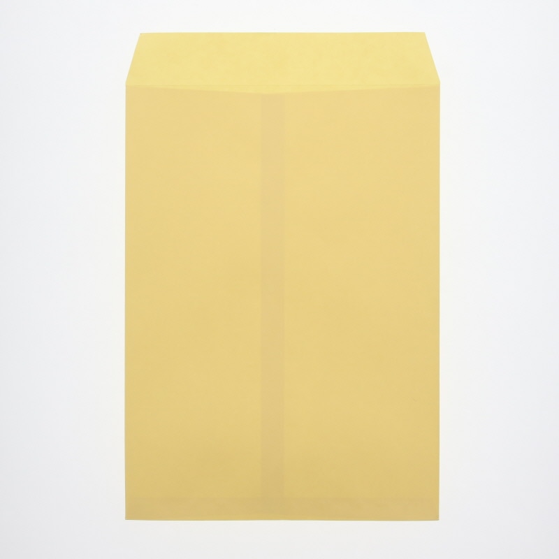 HEIKO カラー封筒 角2 枠無 クリーム 100枚/袋