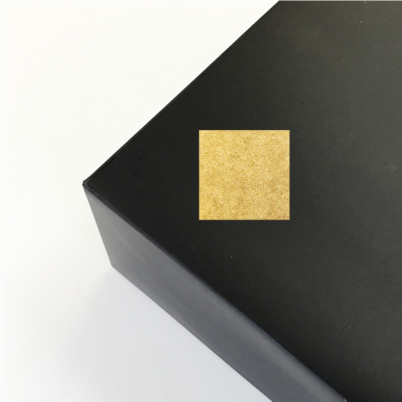 HEIKO ギフトシール スクエア 無地 金 40片/束