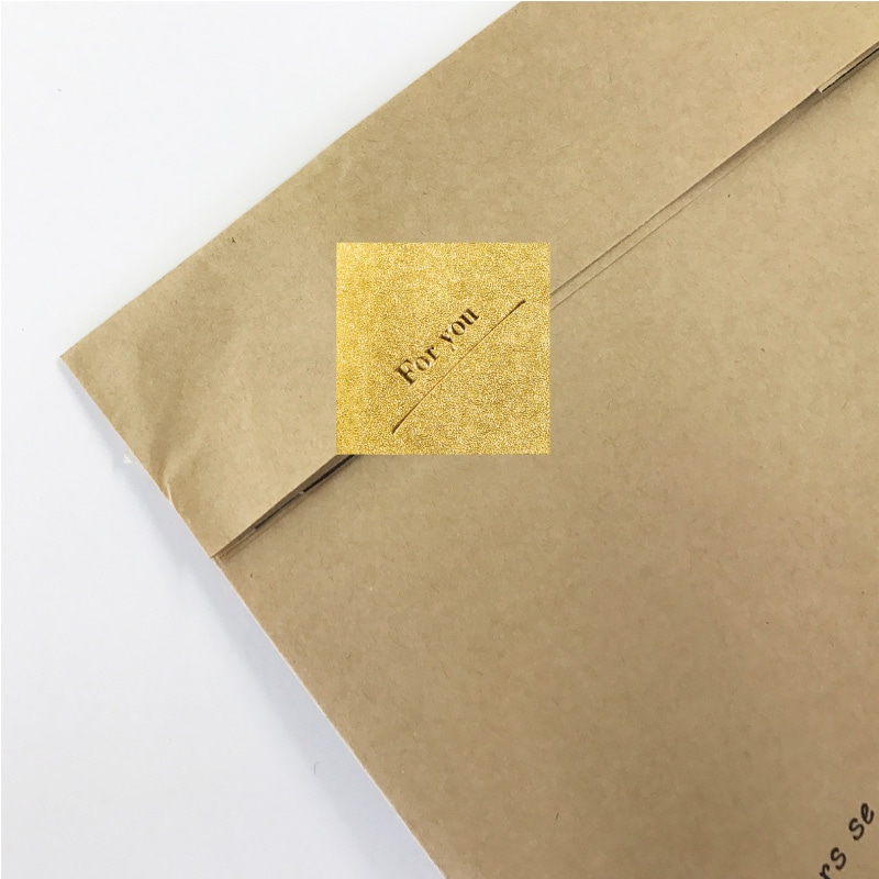 HEIKO ギフトシール スクエア フォーユーG 32片/束