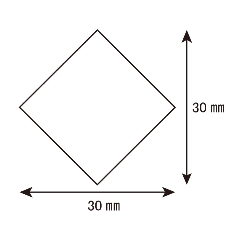 HEIKO ギフトシール スクエア スピニングG 32片/束