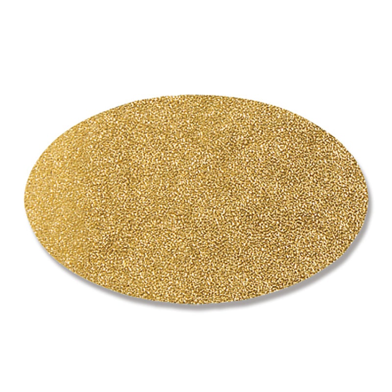 HEIKO ギフトシール オーバル 無地 金 48片/束