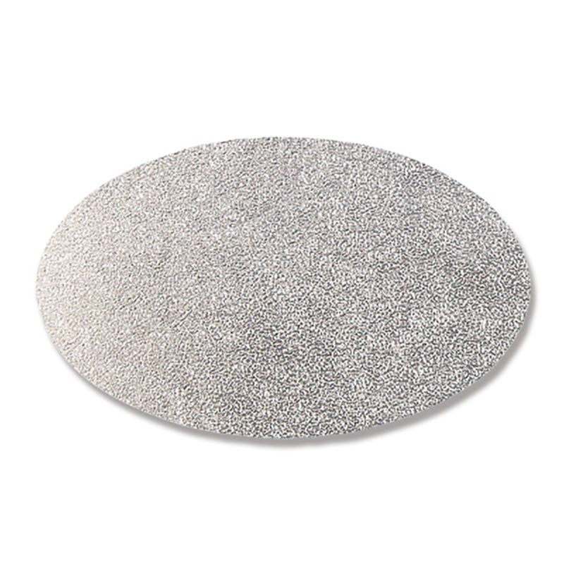 HEIKO ギフトシール オーバル 無地 銀 48片/束