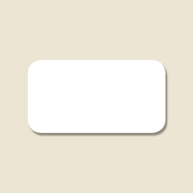 HEIKO タックラベル(シール) No.001 白無地 8x15mm 640片/束