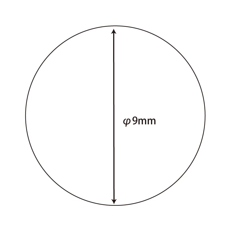 HEIKO タックラベル(シール) No.020 丸 ピンク 9mm 1680片/束