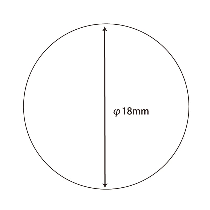 HEIKO タックラベル(シール) No.047 丸 金 18mm 192片/束