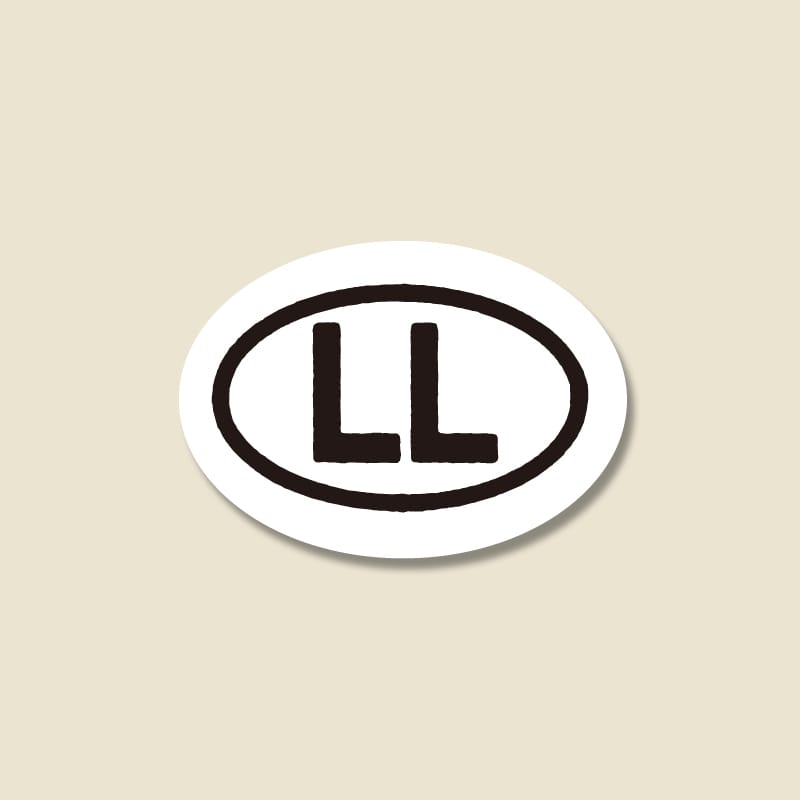 HEIKO タックラベル(シール) No.154 サイズ表示「LL」 12×17mm 546片/束