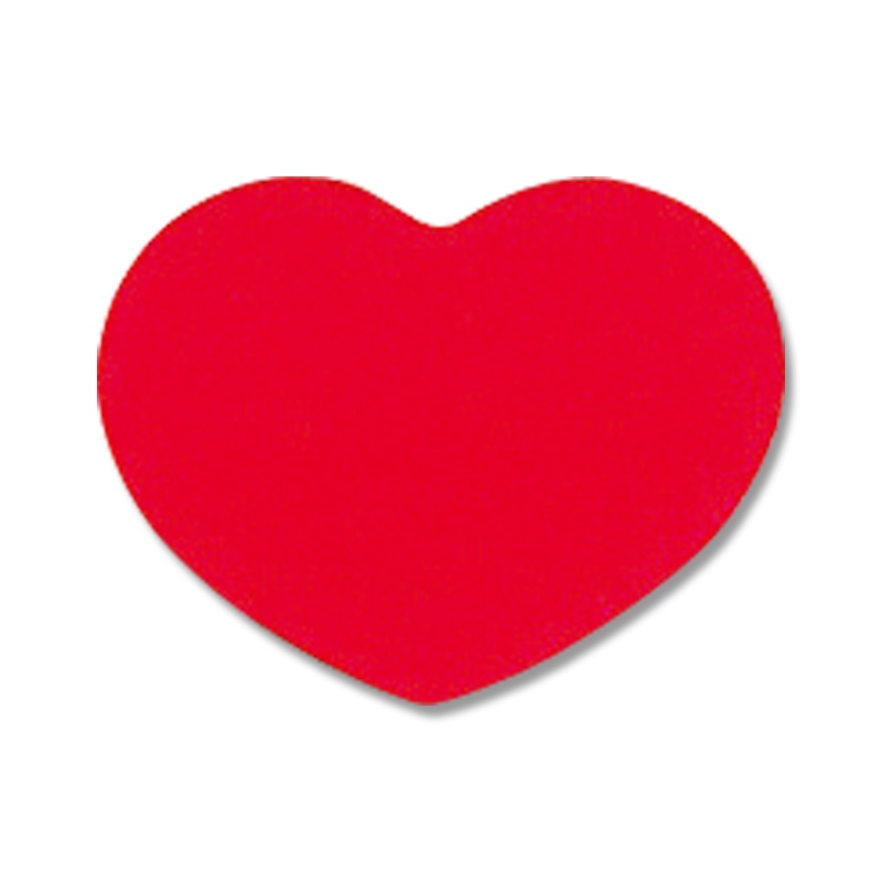 HEIKO ギフトシール(ロールシール) ハート 赤 500片/巻