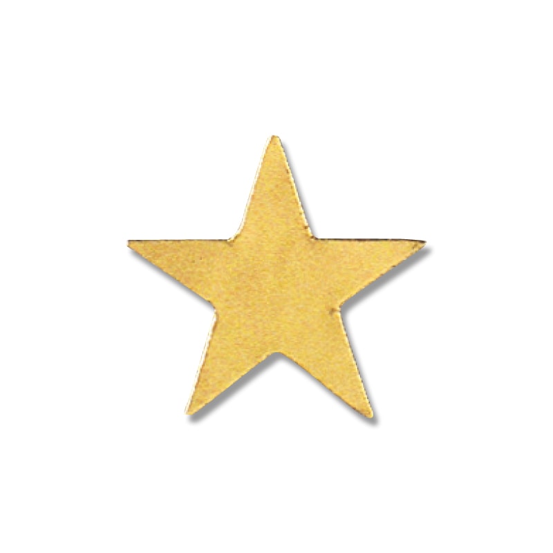 HEIKO タックラベル(シール) No.283 星 金 12×13mm 45片/束