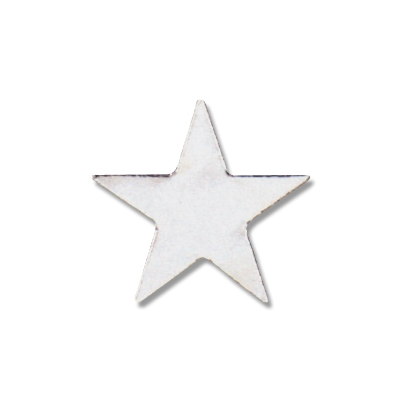 HEIKO タックラベル(シール) No.284 星 銀 12×13mm 45片/束