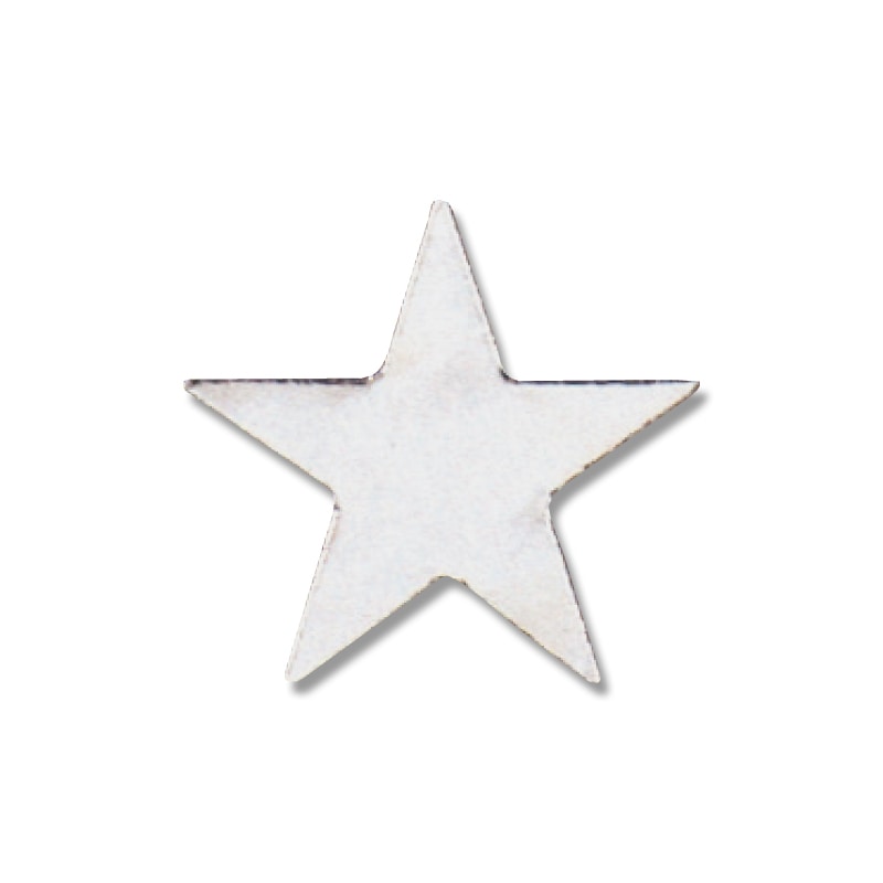HEIKO タックラベル(シール) No.289 星 銀 17×18mm 28片/束