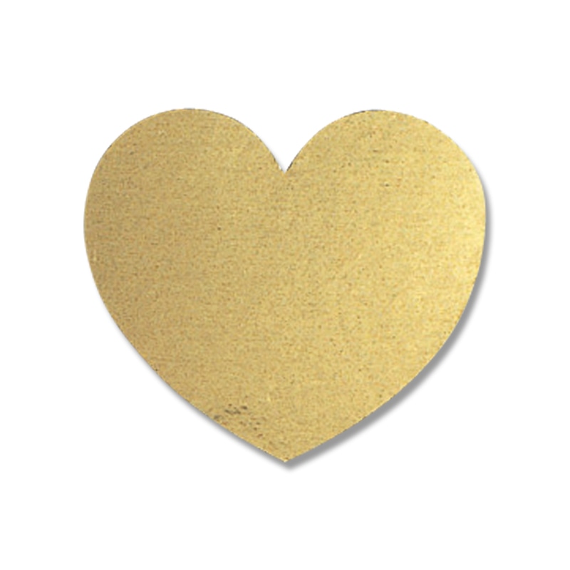 HEIKO タックラベル(シール) No.310 ハート 金 16×19mm 28片/束