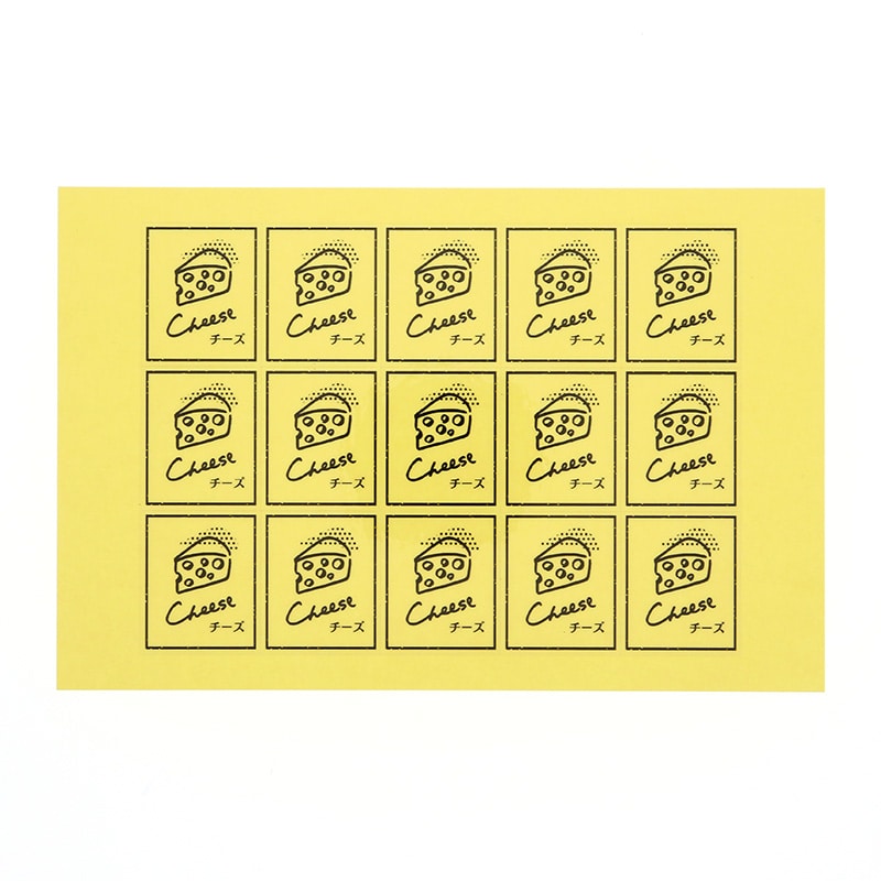 HEIKO 透明フレーバーシール チーズ 60片/束