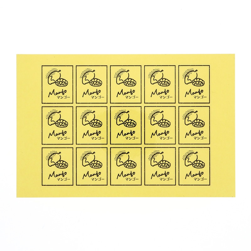 HEIKO 透明フレーバーシール マンゴー 60片/束