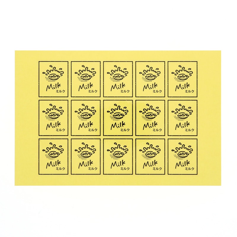 HEIKO 透明フレーバーシール ミルク 60片/束