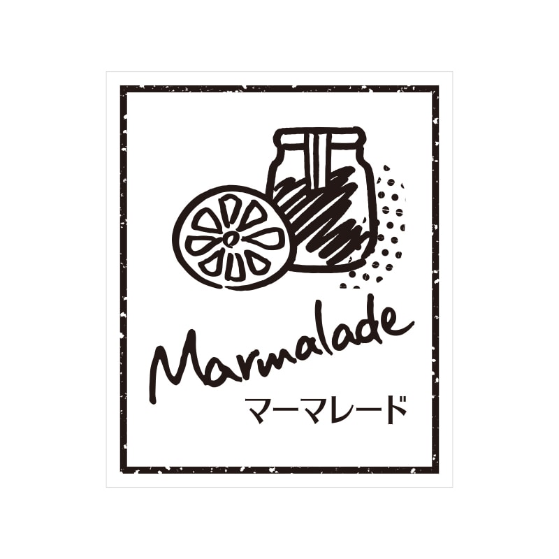 HEIKO 透明フレーバーシール マーマレード 60片/束