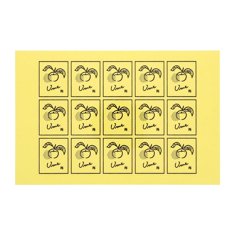 HEIKO 透明フレーバーシール 梅 60片/束