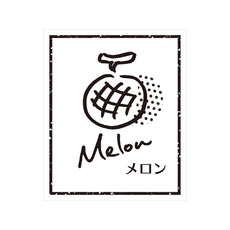 HEIKO 透明フレーバーシール メロン 60片/束