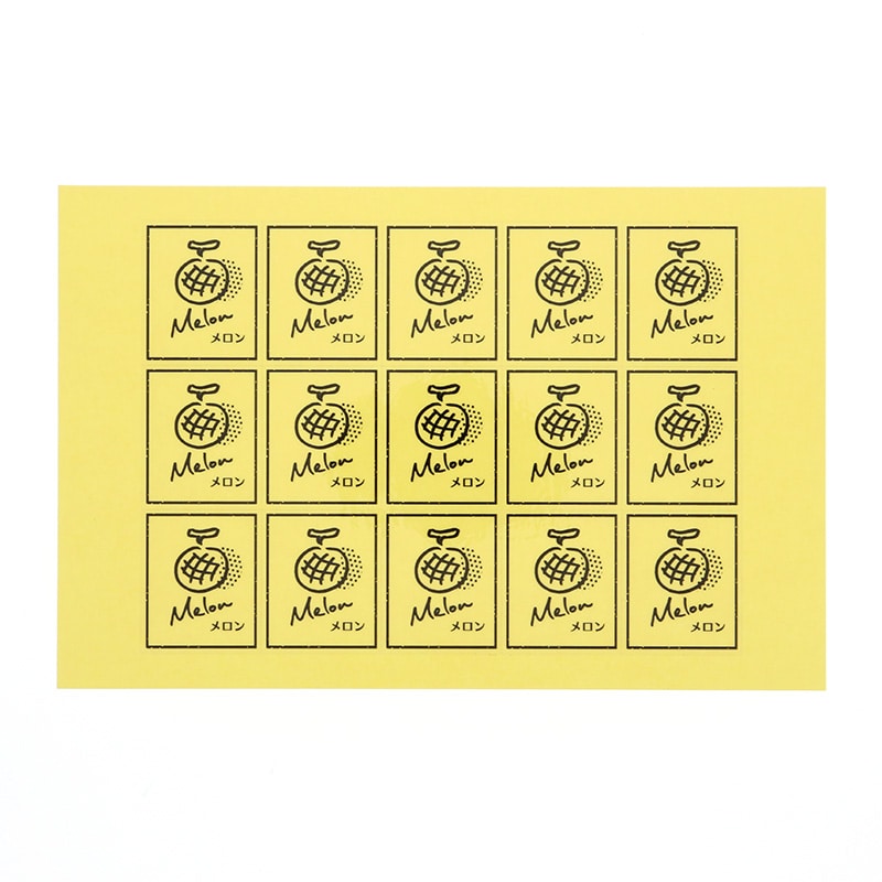 HEIKO 透明フレーバーシール メロン 60片/束