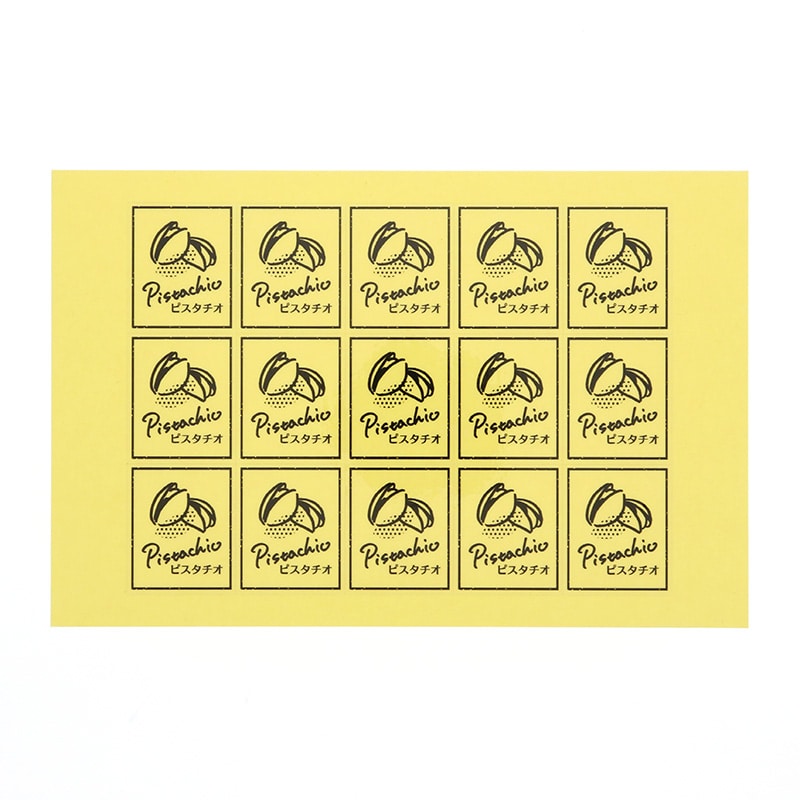 HEIKO 透明フレーバーシール ピスタチオ 60片/束