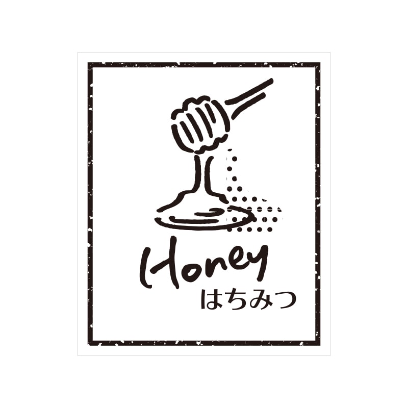 HEIKO 透明フレーバーシール はちみつ 60片/束