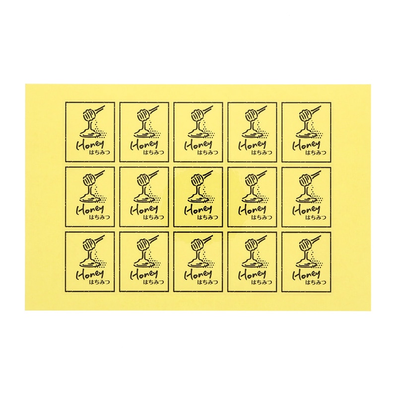HEIKO 透明フレーバーシール はちみつ 60片/束