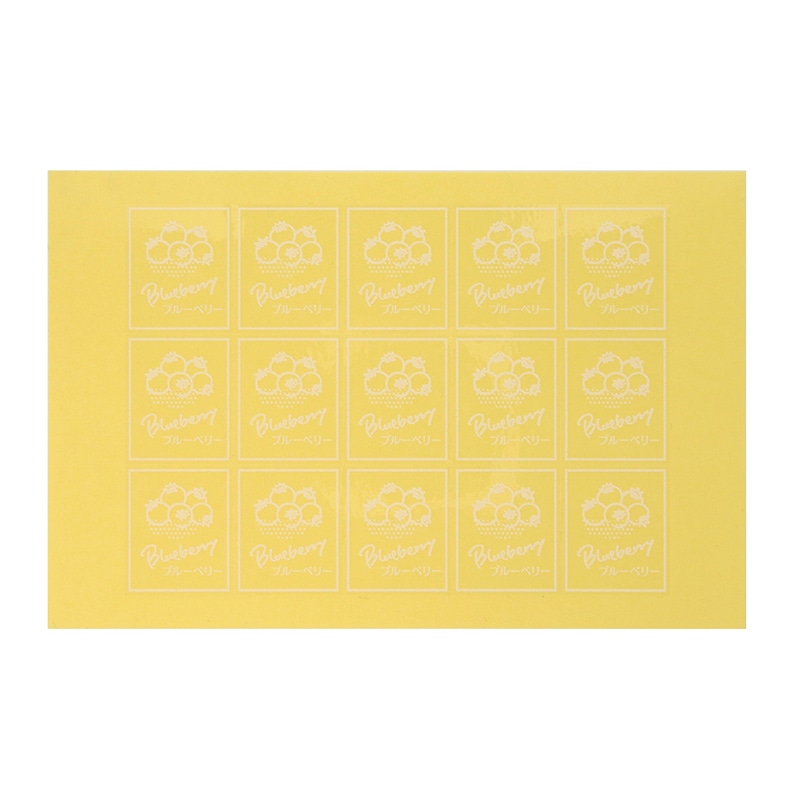 HEIKO 透明フレーバーシール ブルーベリー 60片/束